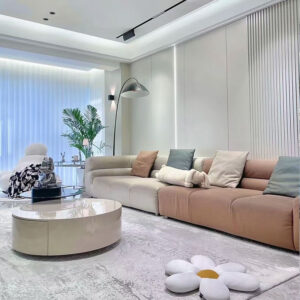 Quartz stone coffee table